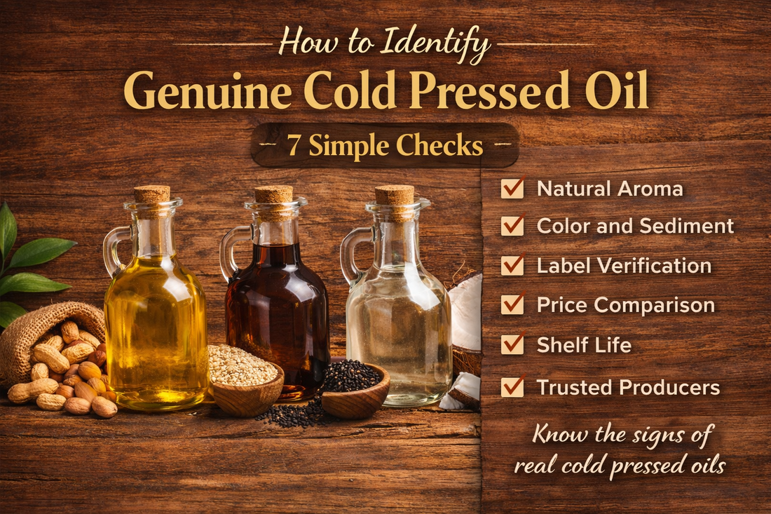How to Identify Genuine Cold Pressed Oil: 7 Simple Checks By RJS