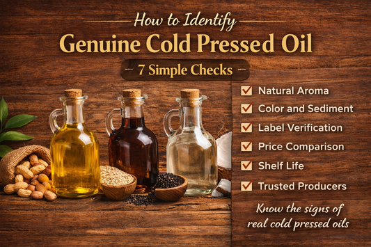How to Identify Genuine Cold Pressed Oil: 7 Simple Checks By RJS