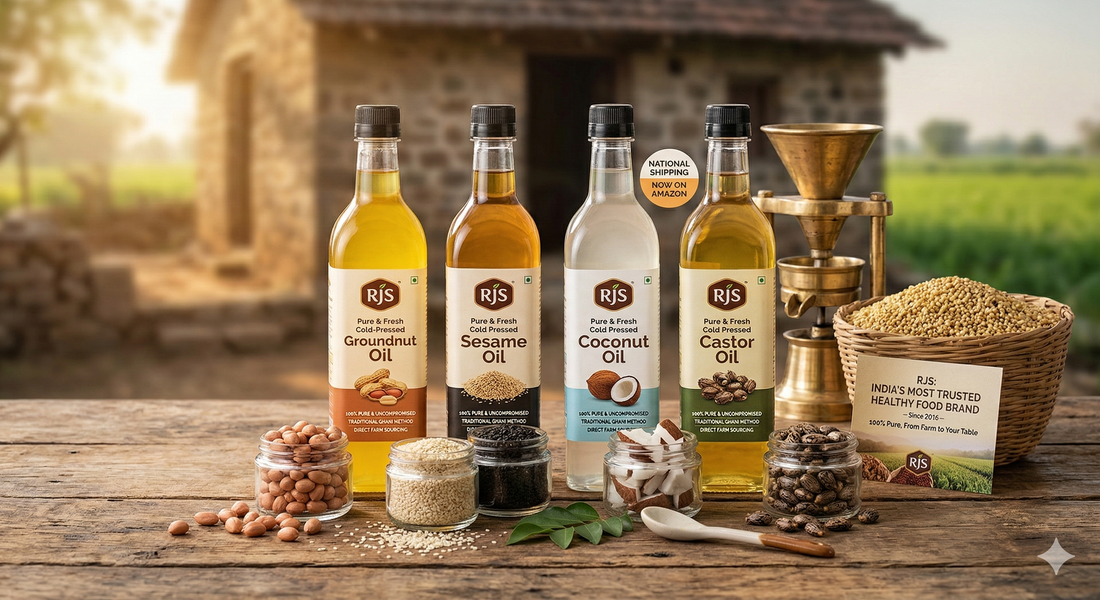Buy Pure Cold Pressed Oils Online | RJS Healthy Food