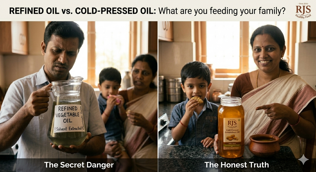 Is Refined Oil Secretly Ruining Your Family’s Health? ‼️
