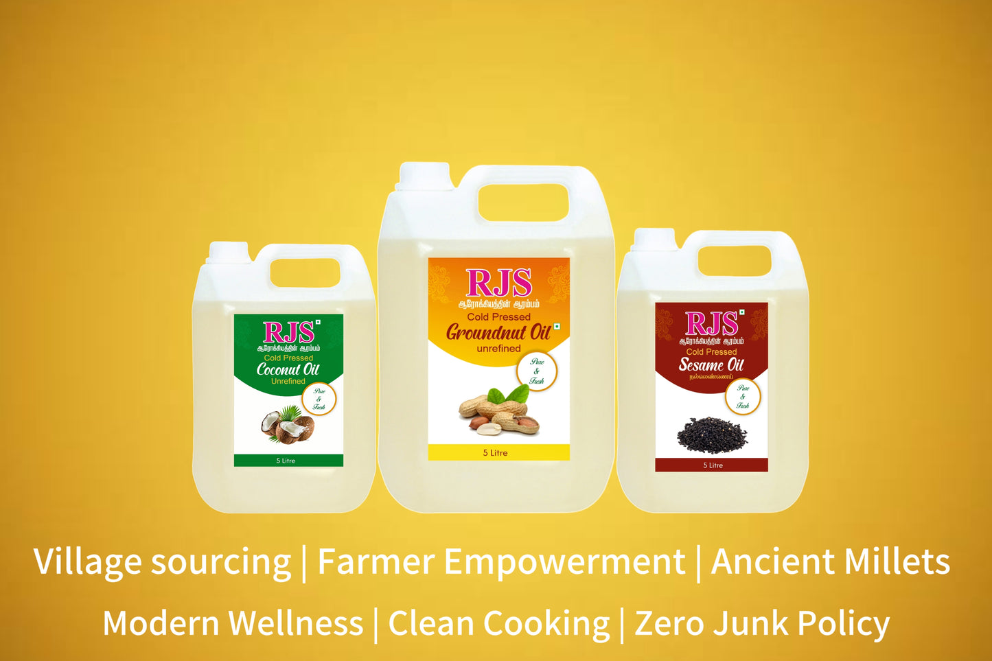 Cold Pressed Groundnut Oil