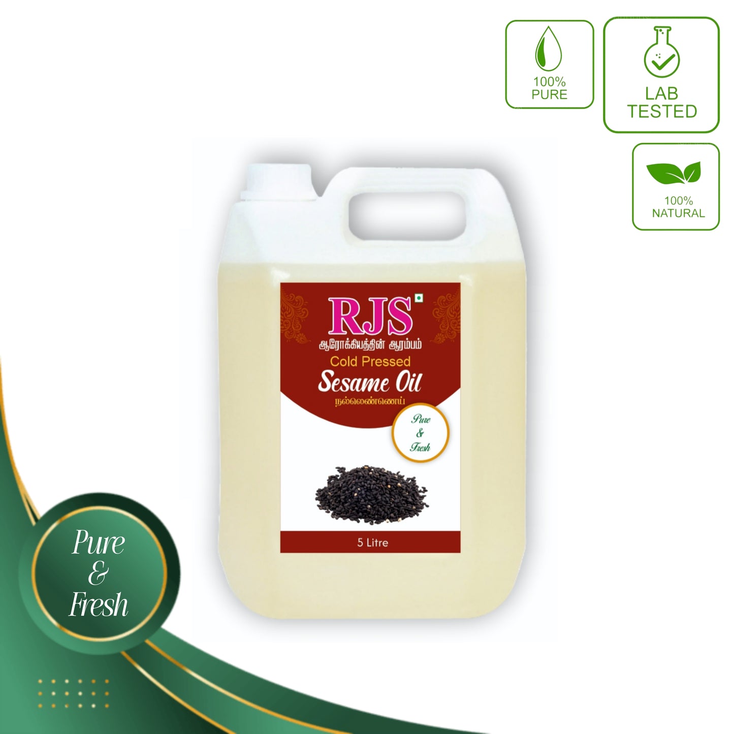 Cold Pressed Sesame Oil