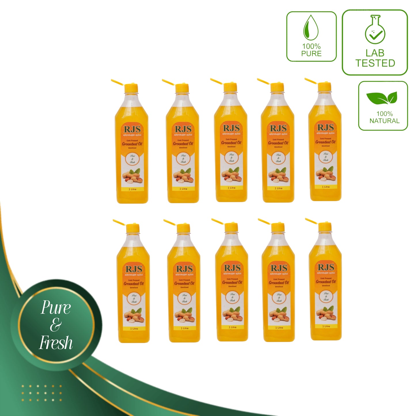Cold Pressed Groundnut Oil