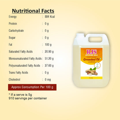 Cold Pressed Groundnut Oil