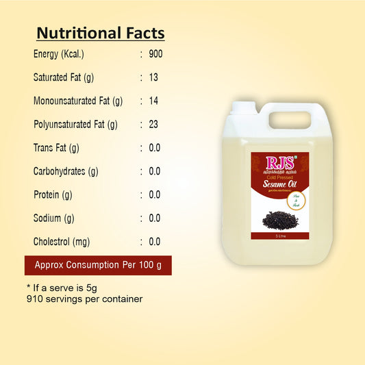 Cold Pressed Sesame Oil