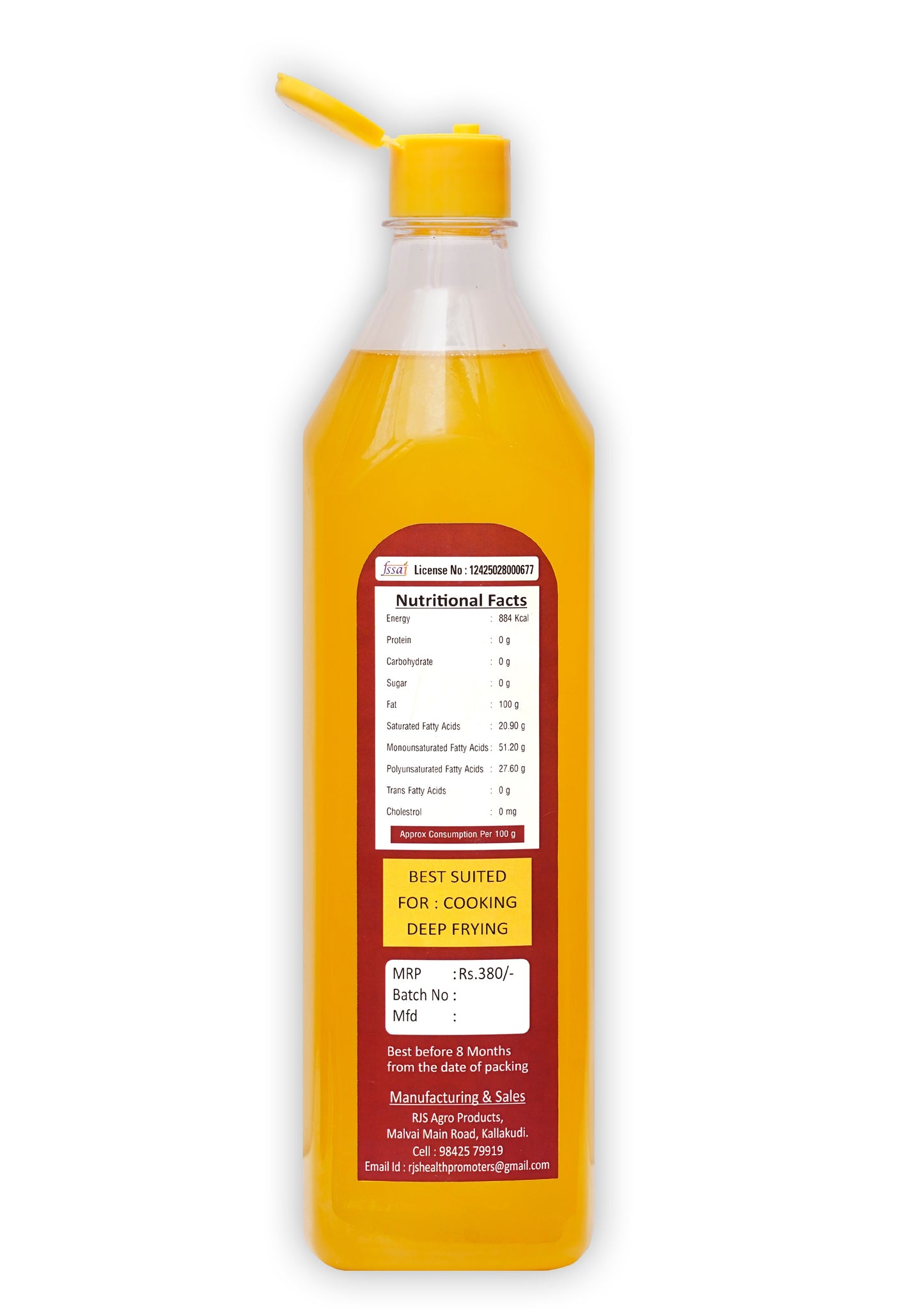 Cold Pressed Groundnut Oil